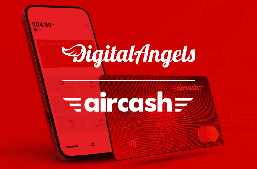  Digital Angels con Aircash per la nuova campagna italiana di Digital PR