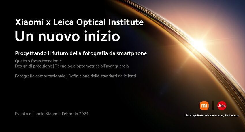 Xiaomi e Leica presentano Xiaomi x Leica Optical Institute, aprendo nuove strade del Mobile Imaging