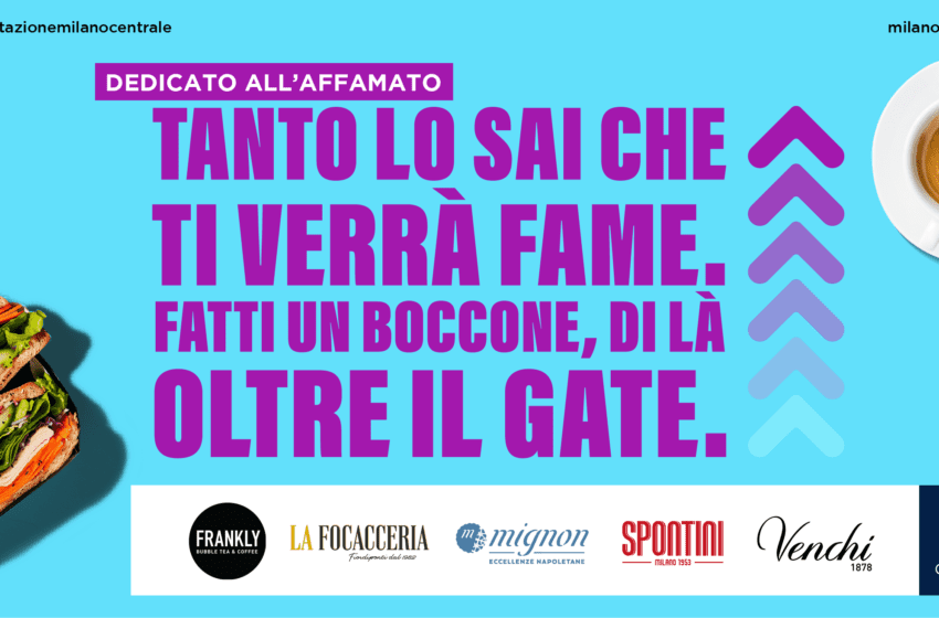 Grandi Stazioni Retail riconferma Different per il nuovo piano di comunicazione 2024: Milano Centrale diventa un hub di consumo consapevole e piacevole