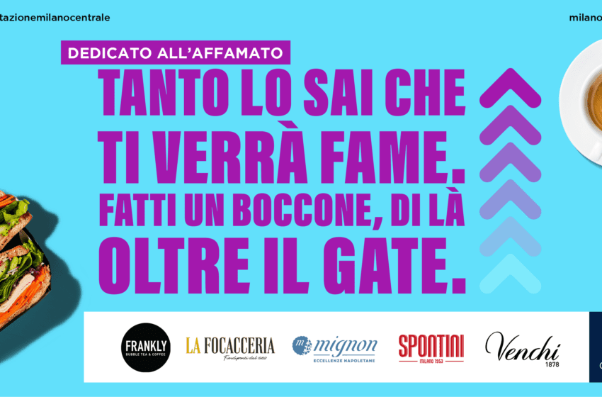  Grandi Stazioni Retail riconferma Different per il nuovo piano di comunicazione 2024: Milano Centrale diventa un hub di consumo consapevole e piacevole