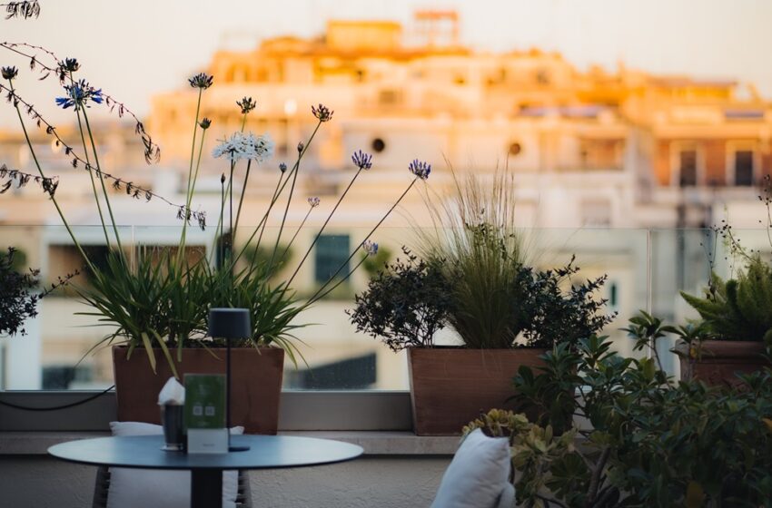DRINK CON VISTA AL THE ORGANICS SKYGARDEN ROMA. IL ROOFTOP DELL’ALEPH HOTEL SI CONFERMA IL PLACE TO BE DELLA CITTÀ ETERNA TRA SIGNATURE COCKTAIL, BITES E DJ SET.