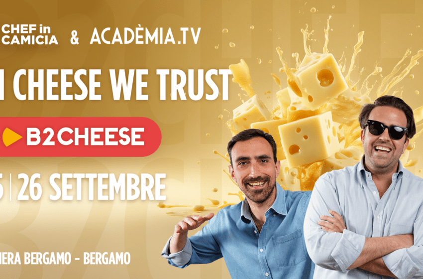 Chef in Camicia sbarca a B2Cheese 2024: showcooking e un ricettario esclusivo in fiera