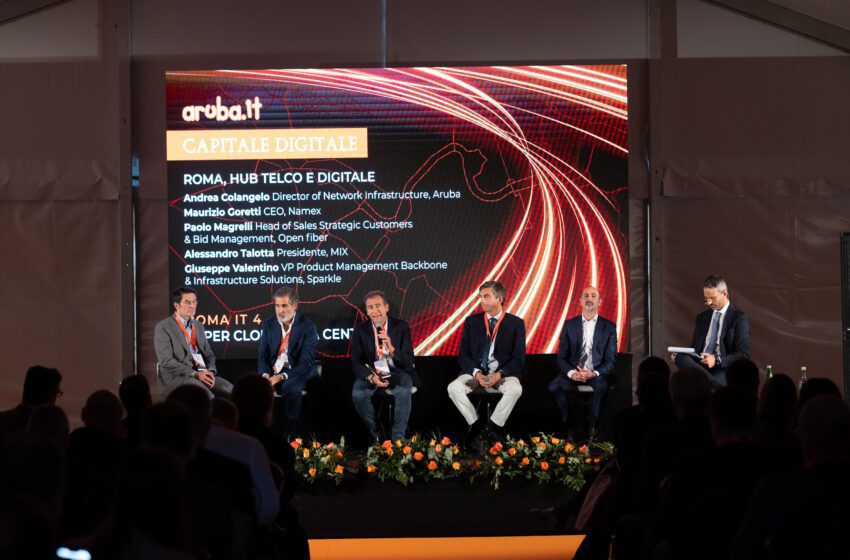  Roma, Hub Telco e Digitale. Il punto di vista di Aruba, Namex, Open Fiber, Sparkle e MIX