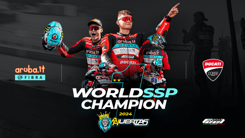 Aruba.it Racing: arriva il titolo Team World Champion in Superbike e Adrian Huertas si laurea Campione del Mondo WorldSSP