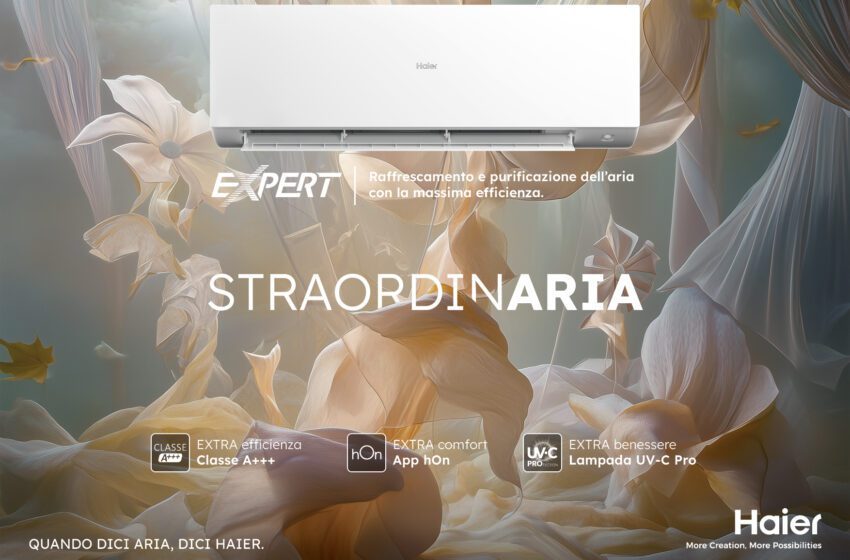 L’aria diventa straordinaria nella nuova campagna estiva di Haier AC Italy