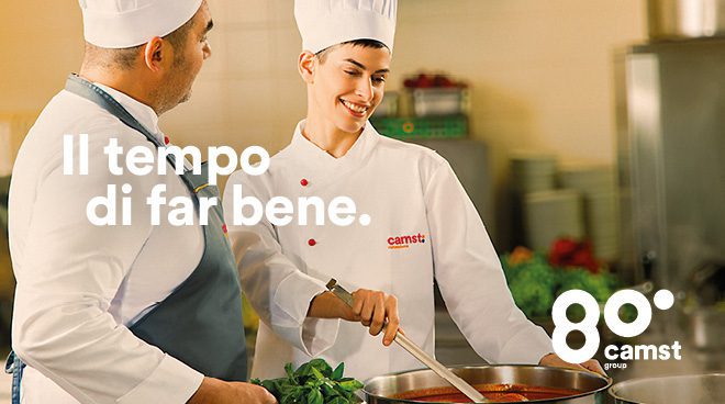 “Il tempo di far bene”: Camst group celebra 80 anni con una campagna sul valore del tempo