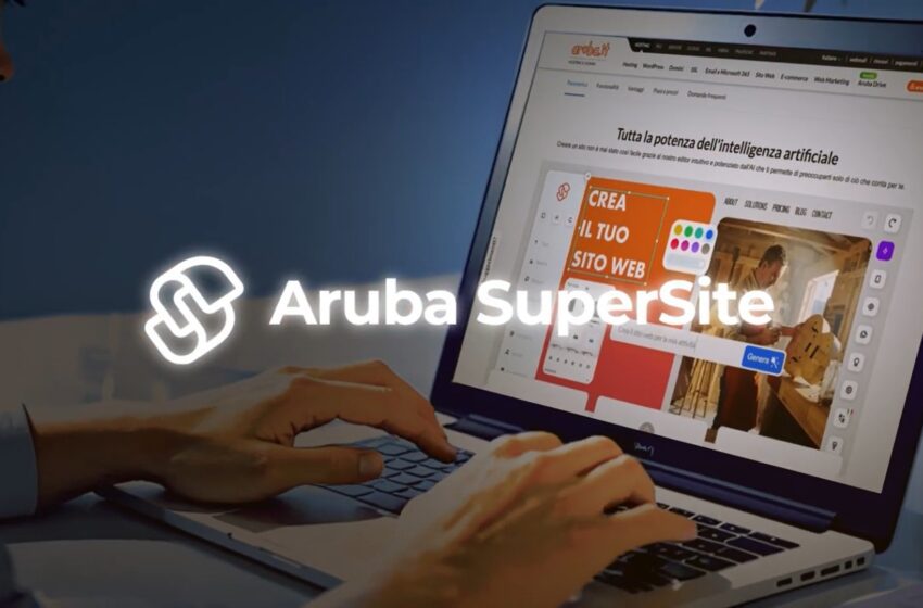 On air la nuova campagna di Aruba SuperSite, ancora più accessibile grazie all’AI