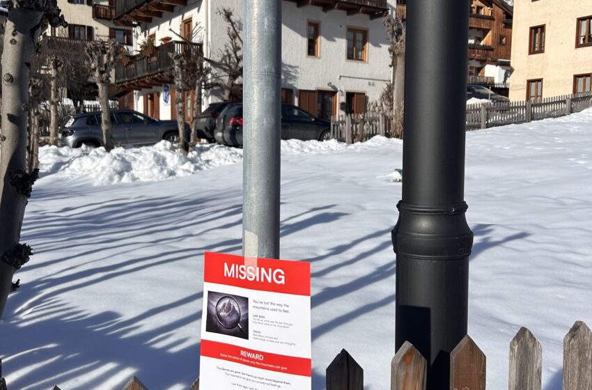  MISSING: the real mountain”. Il giallo del foglio A4 che sfida la Cortina delle Olimpiadi