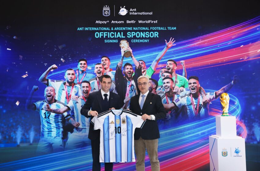  Ant International Diventa Sponsor Ufficiale della Nazionale di Calcio Argentina